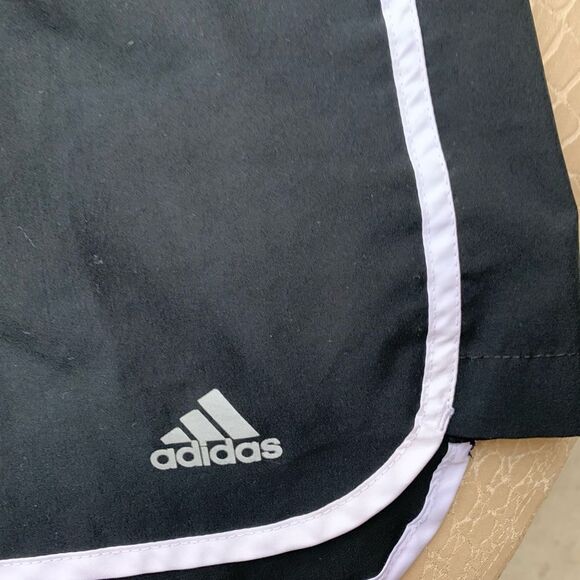 Adidas Climalite black soccer shorts with logo, Great condition, Small - Picture 3 of 9